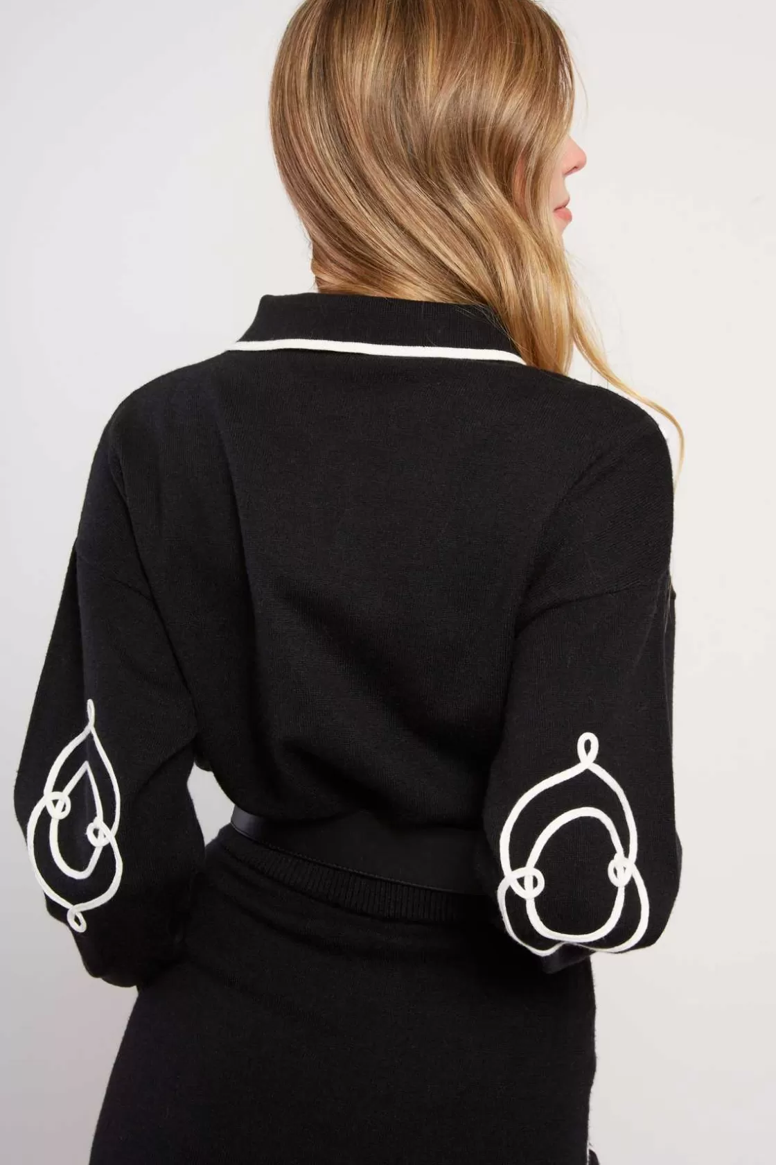 Maison Derhy La Maille | Les Gilets, Cardigans & Pulls-Pull col chemise bicolore CALLISTA