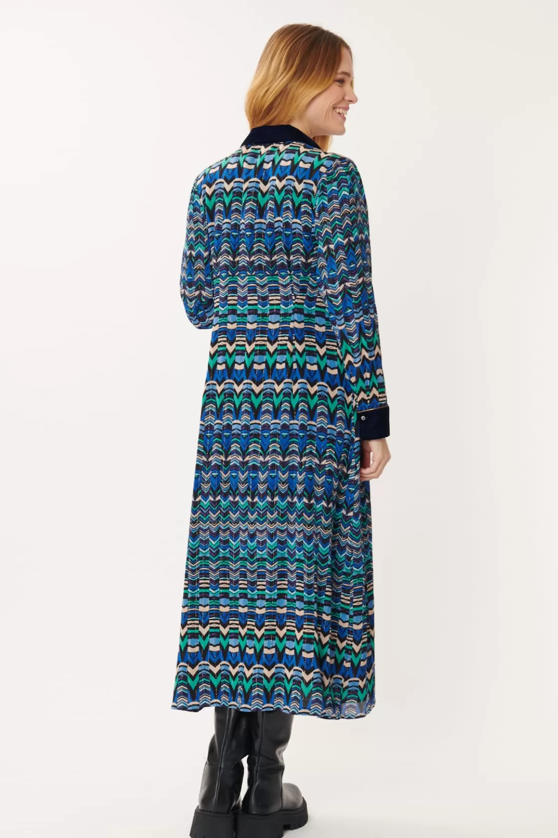 Maison Derhy Robes Imprimées | Robes Longues-Robe Longue Imprimée Multicolore ADOLIE
